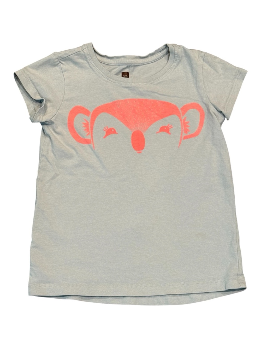 Tea Collection Gray Tee with Neon Koala